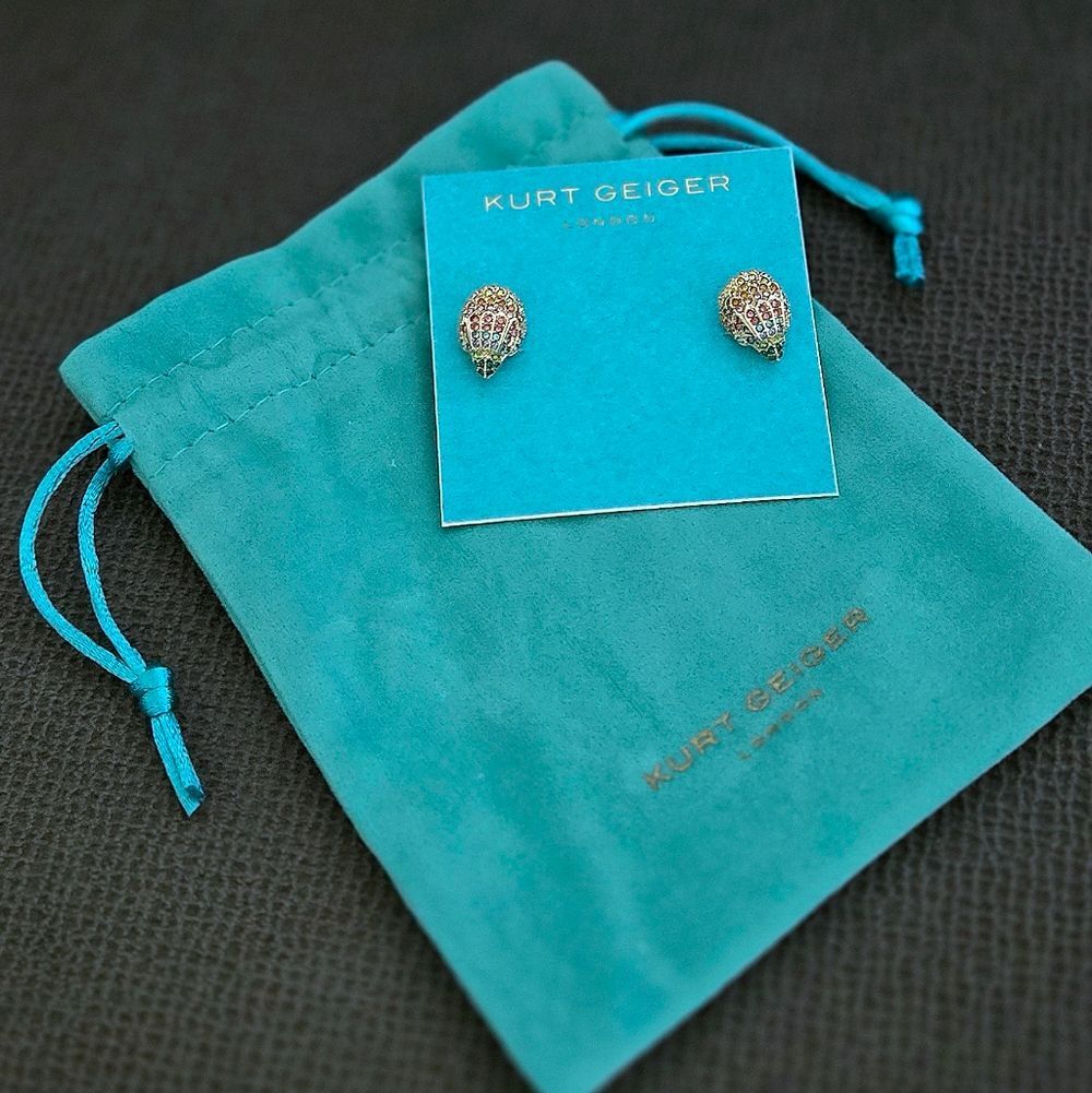 Kurt Geiger Signature Eagle🦅 Head Stud Earrings - NWT - Picture 14 of 16